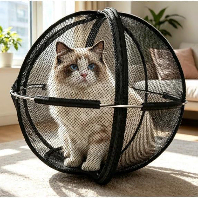 Cat Safety Mesh Playpen Ball