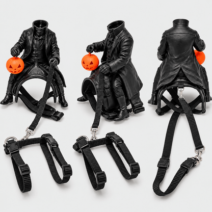 Halloween Headless Horseman Cat Costume