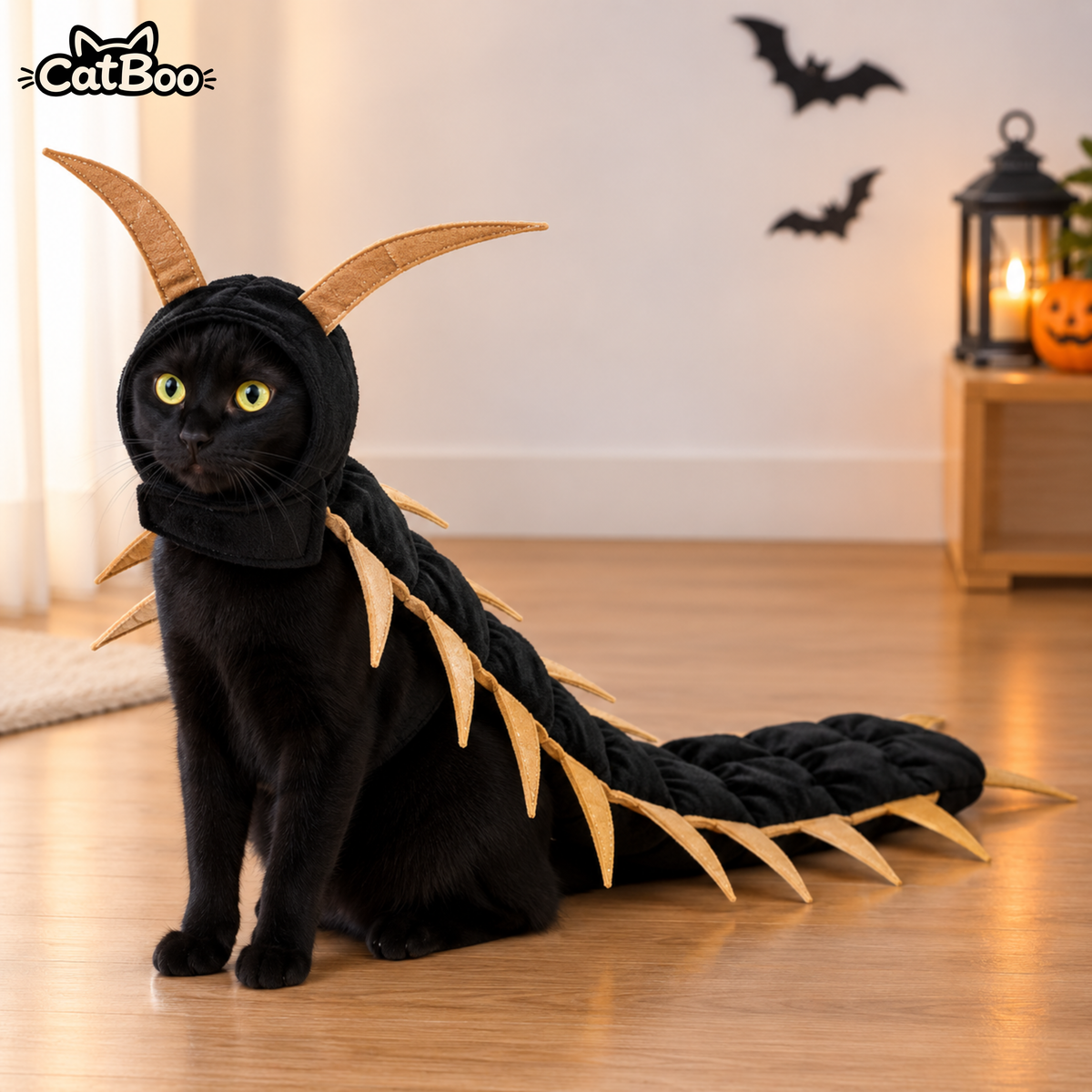 Disfraz Centípedo para Gatos Catboo™ | Peluche Suave y Ajuste Regulable