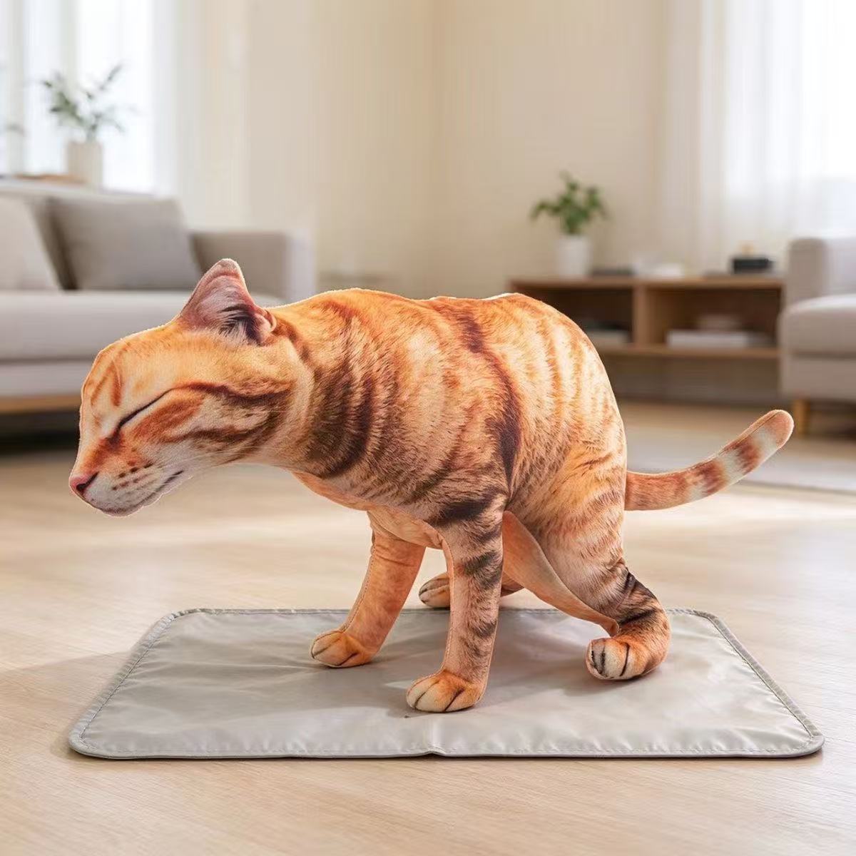 Funny Cat Plush Pillow